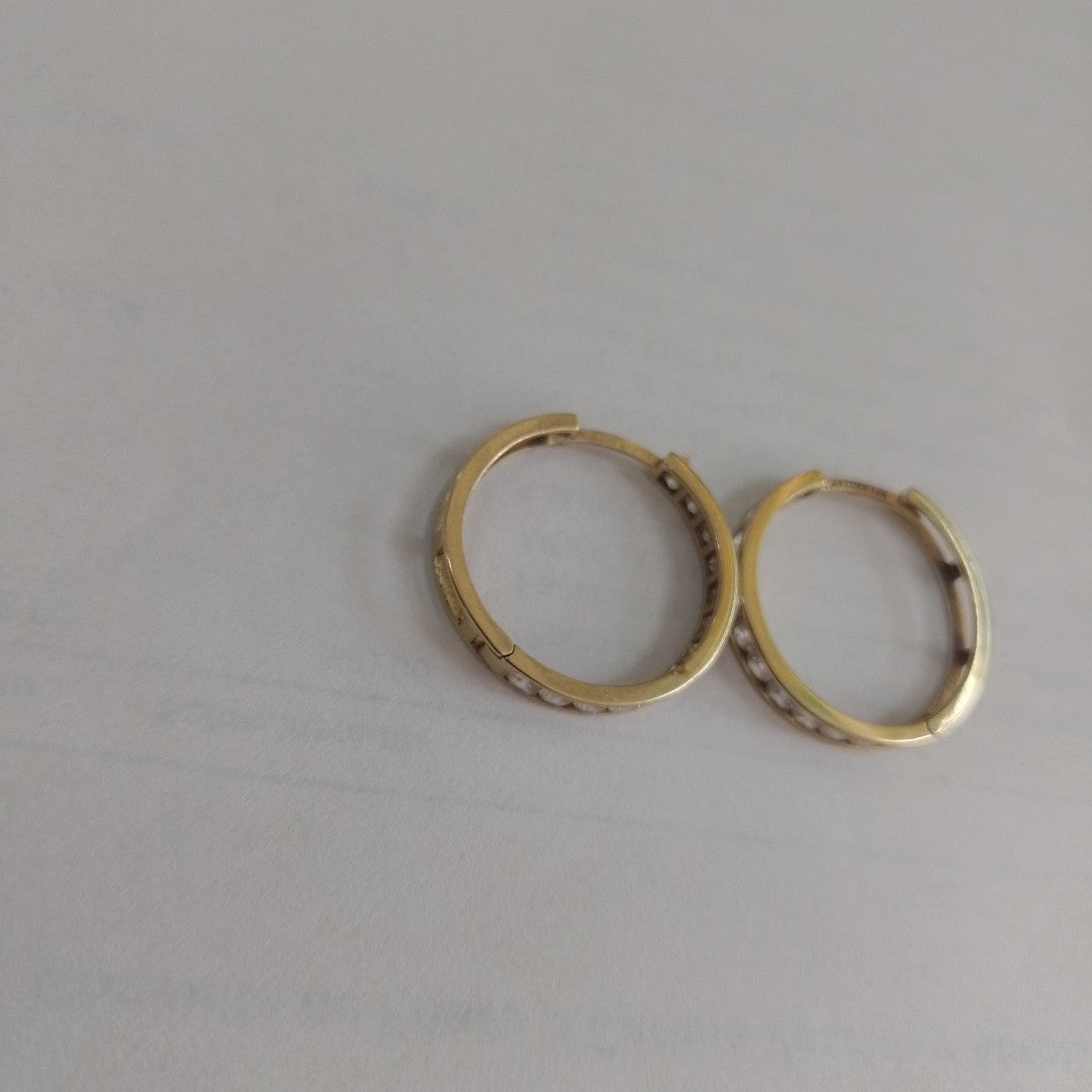 ARRACADAS PAR ORO 10 K 3.3 GRMS (SEMINUEVO)