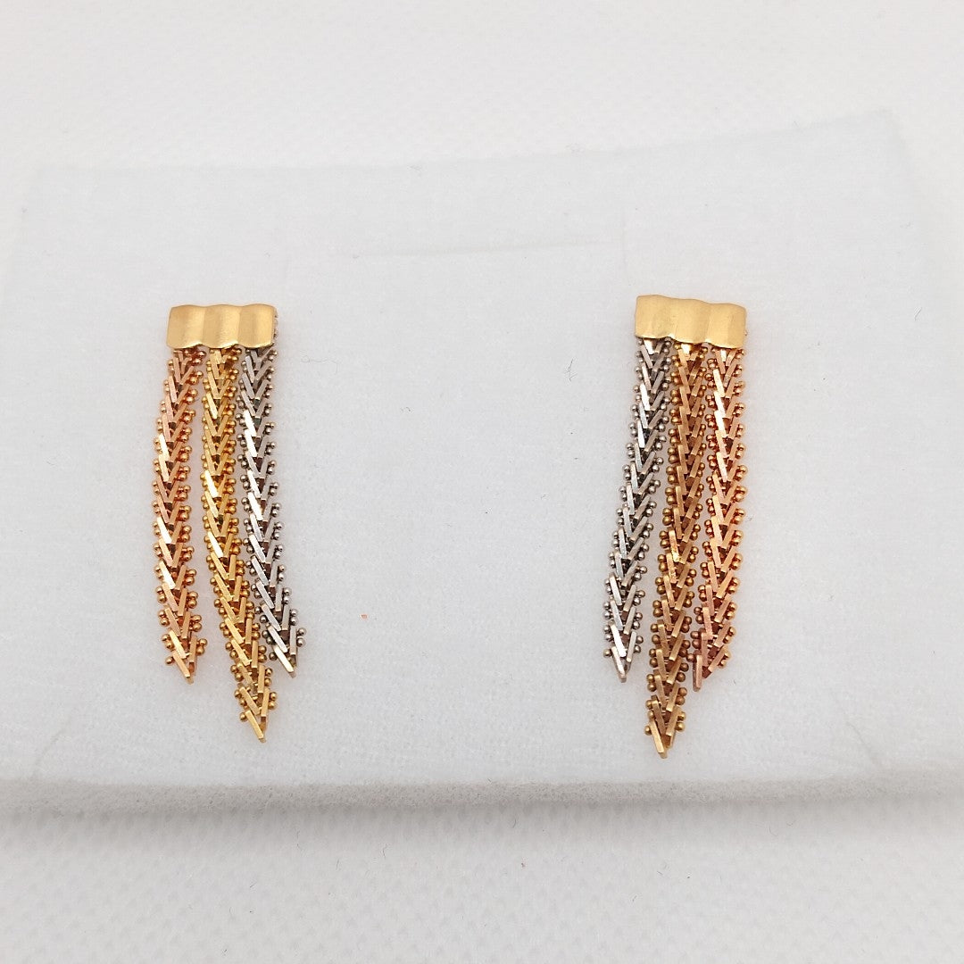 BROQUELES PAR ORO 14 K 4.4 GRMS (SEMINUEVO)
