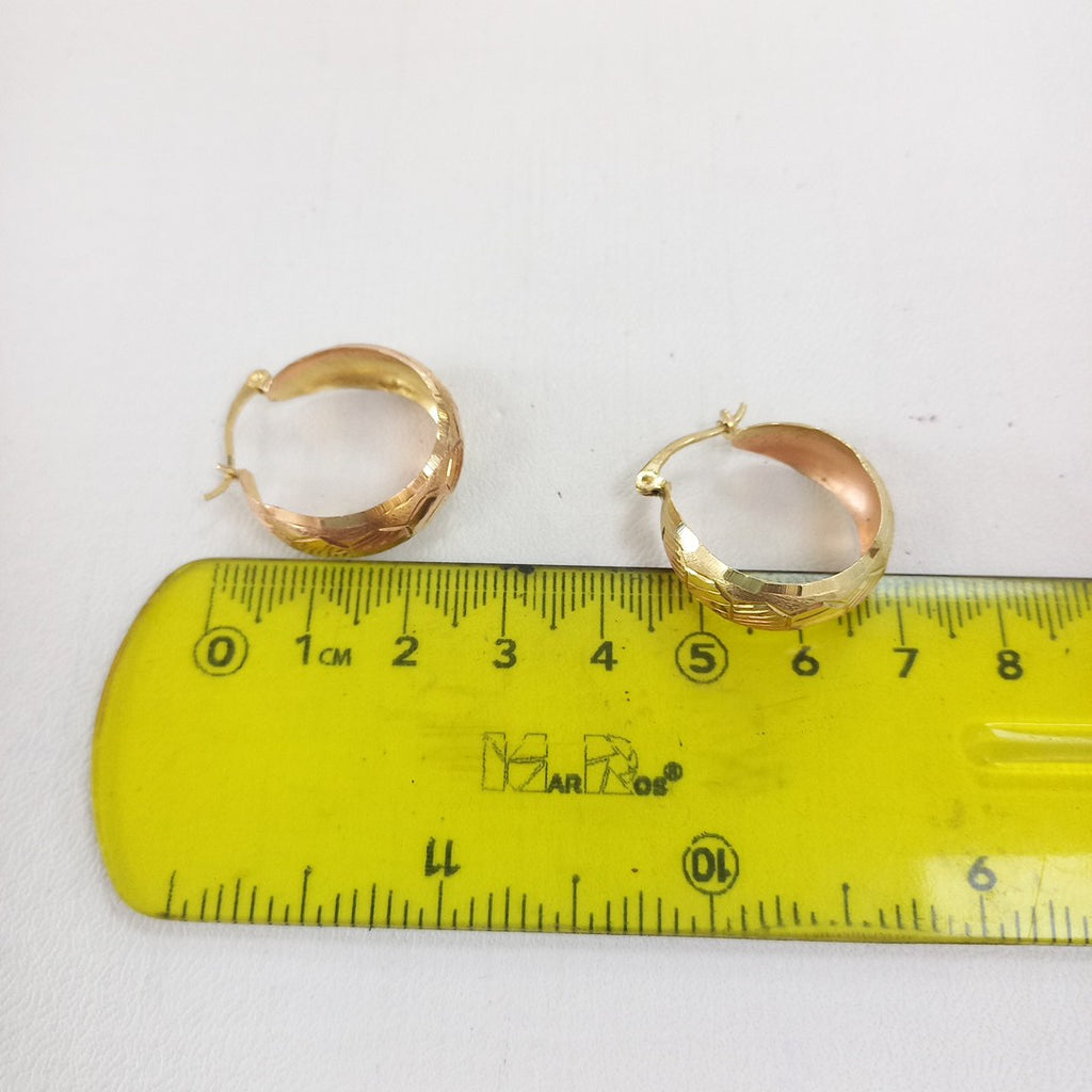ARRACADAS PAR ORO 14 K 3 GRMS (SEMINUEVO)