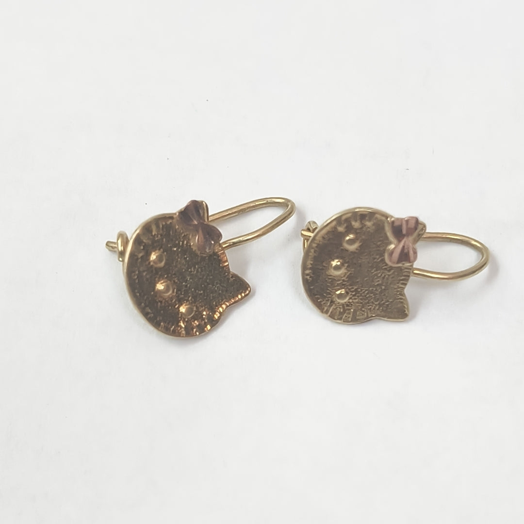 ARETES PAR ORO 10 K 1,00 GRMS (SEMINUEVO)