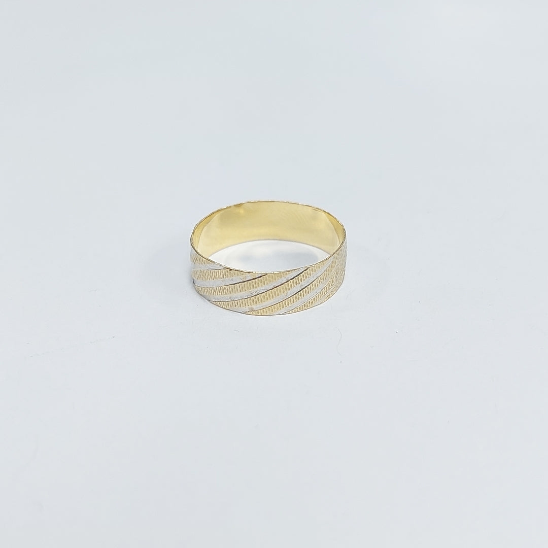 ARGOLLA ORO, RODIADO 14 K 2.3 GRMS (SEMINUEVO)