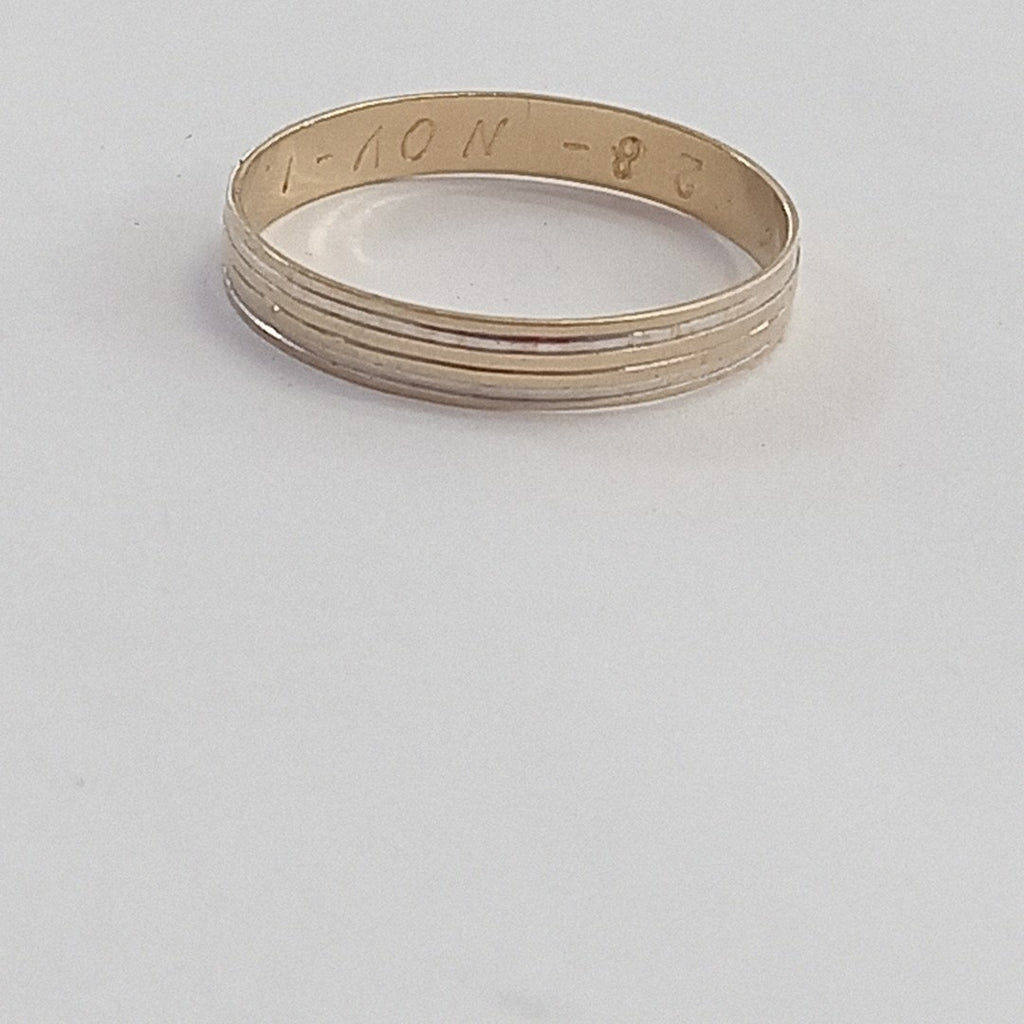 ARGOLLA ORO, RODIADO 14 K 1.6 GRMS (SEMINUEVO)