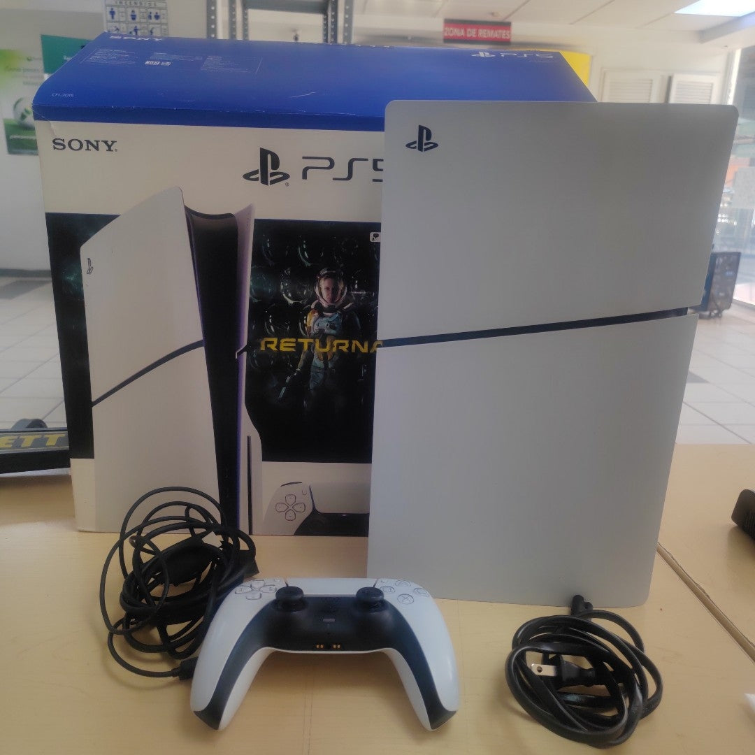 CONSOLA DE VIDEOJUEGO SONY PS5 SLIM 1 TB SSD (SEMINUEVO)