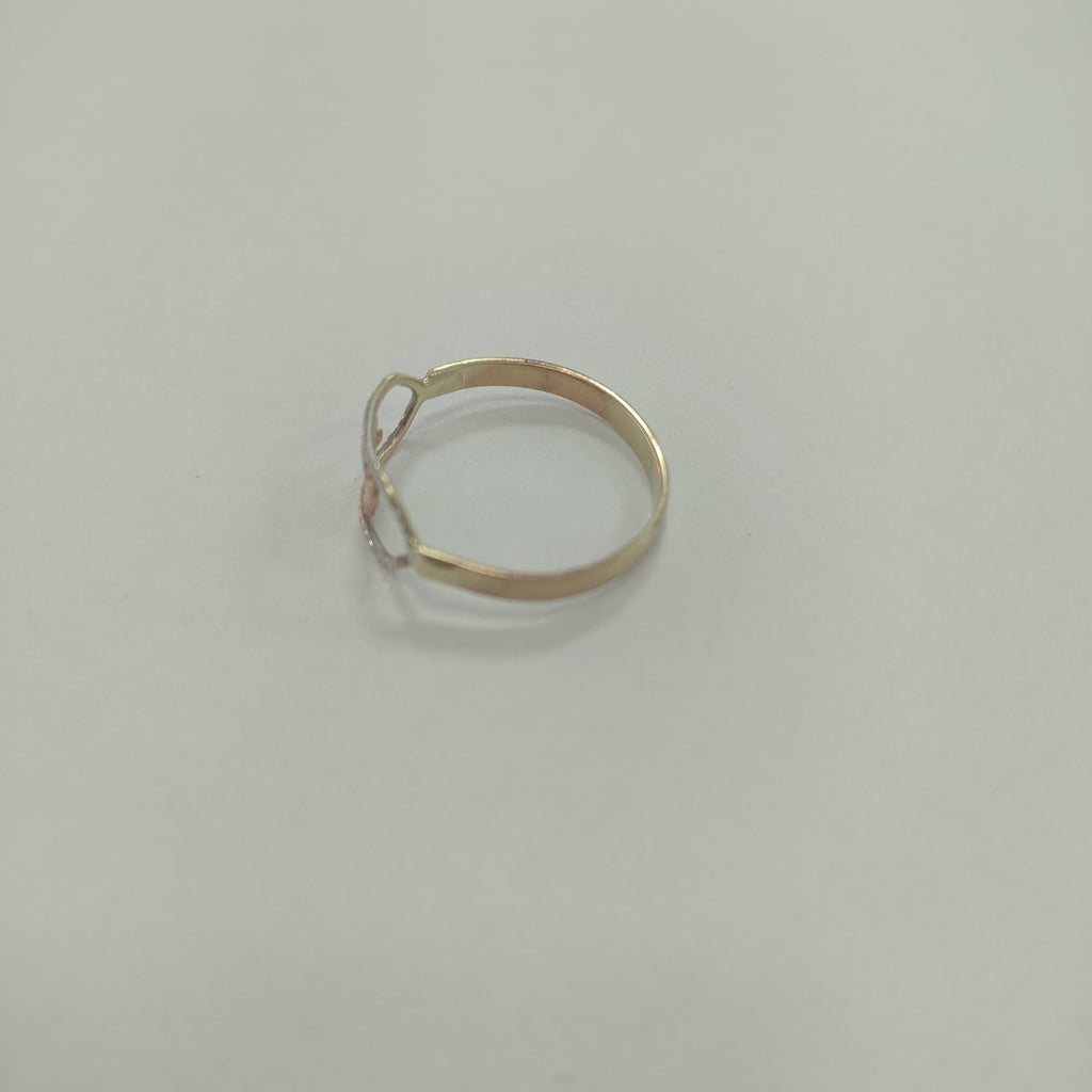 ANILLITO ORO COMBINADO 10 K 1.3 GRMS (SEMINUEVO)