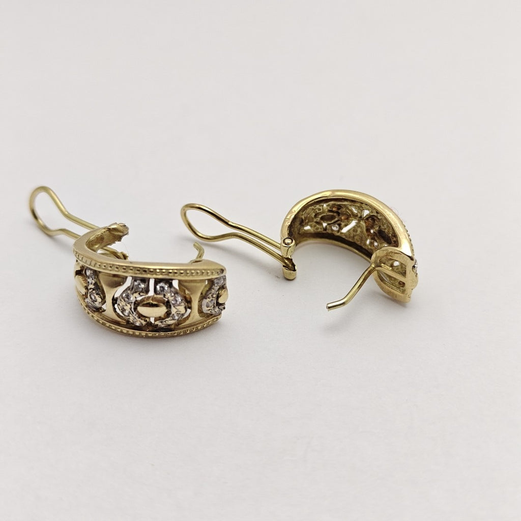ARETES PAR ORO 14 K 7.4 GRMS (SEMINUEVO)