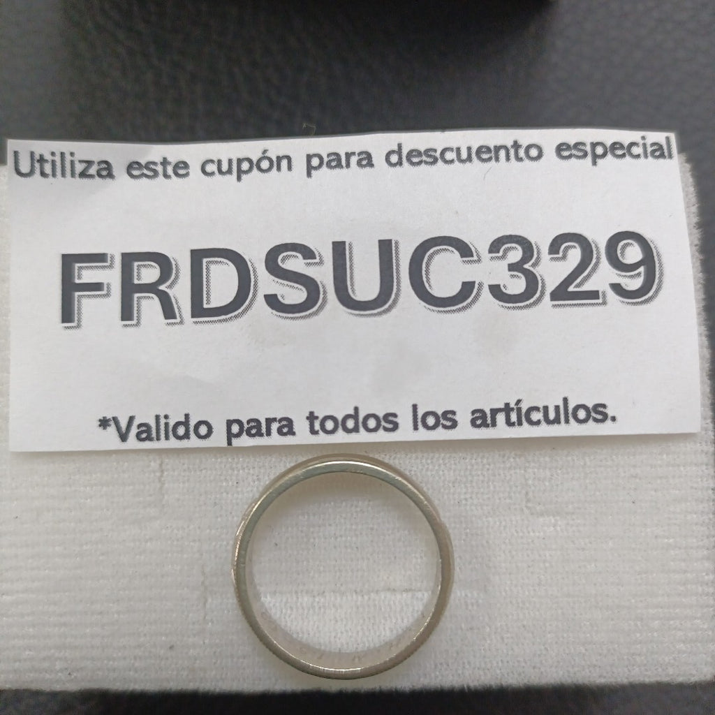 ARGOLLA ORO, ORO BLANCO 14 K 5.5 GRMS (SEMINUEVO)