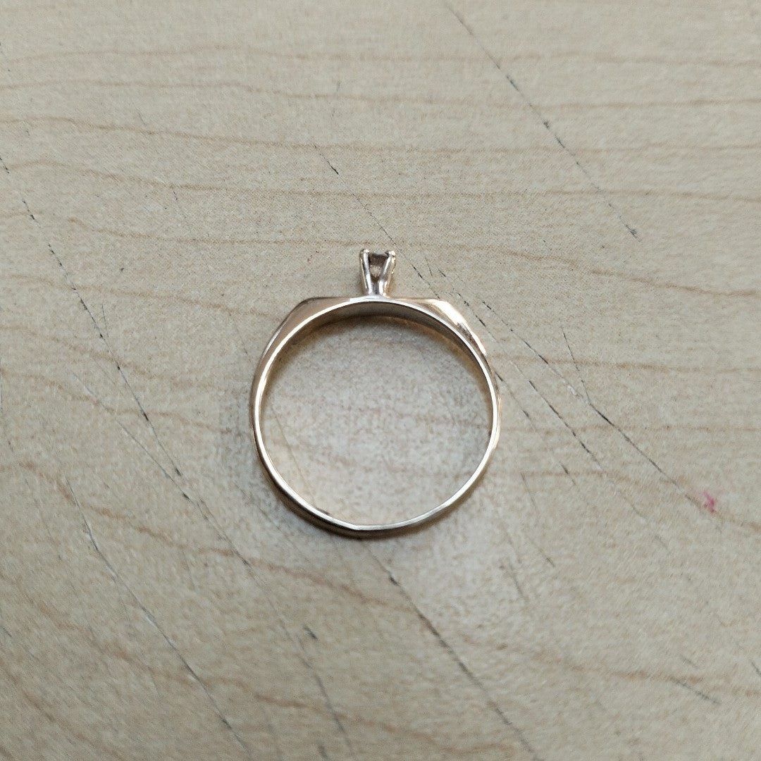 ANILLITO ORO BLANCO 14 K 0.9 GRMS (SEMINUEVO)