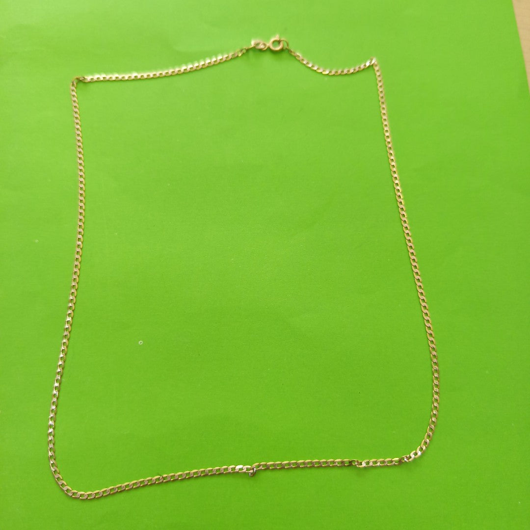 CADENA ORO, RODIADO 14 K 2.4 GRMS (SEMINUEVO)