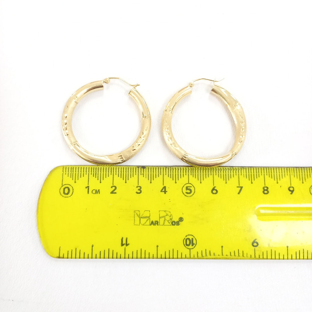 ARRACADAS PAR ORO 14 K 3.5 GRMS (SEMINUEVO)