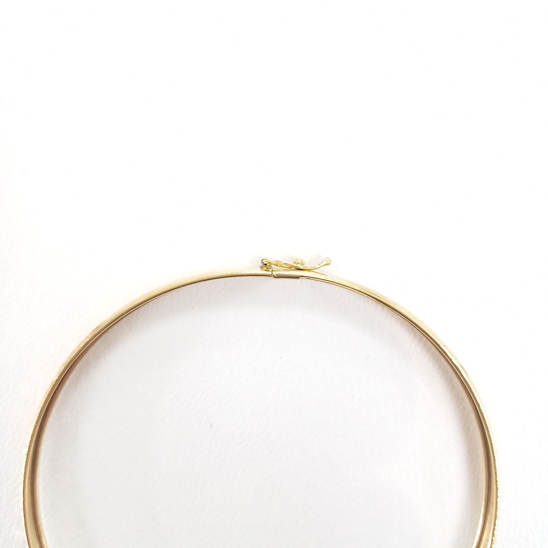 PULSERA RIGIDA ORO 14 K 4.5 GRMS (SEMINUEVO)