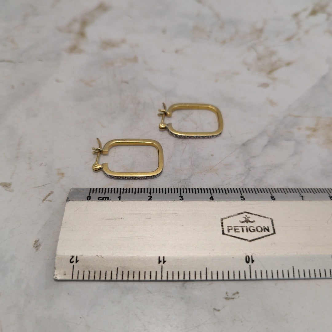 ARETES PAR ORO 18 K 5,80 GRMS (SEMINUEVO)