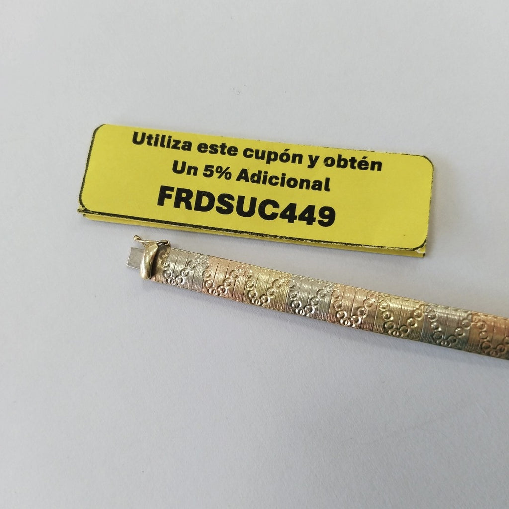 PULSERA RIGIDA ORO 14 K 14,80 GRMS (SEMINUEVO)