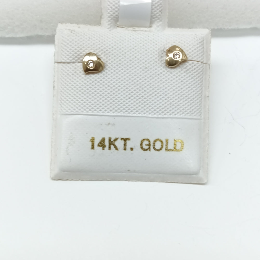 BROQUELES ORO 14K 1 (NUEVO)