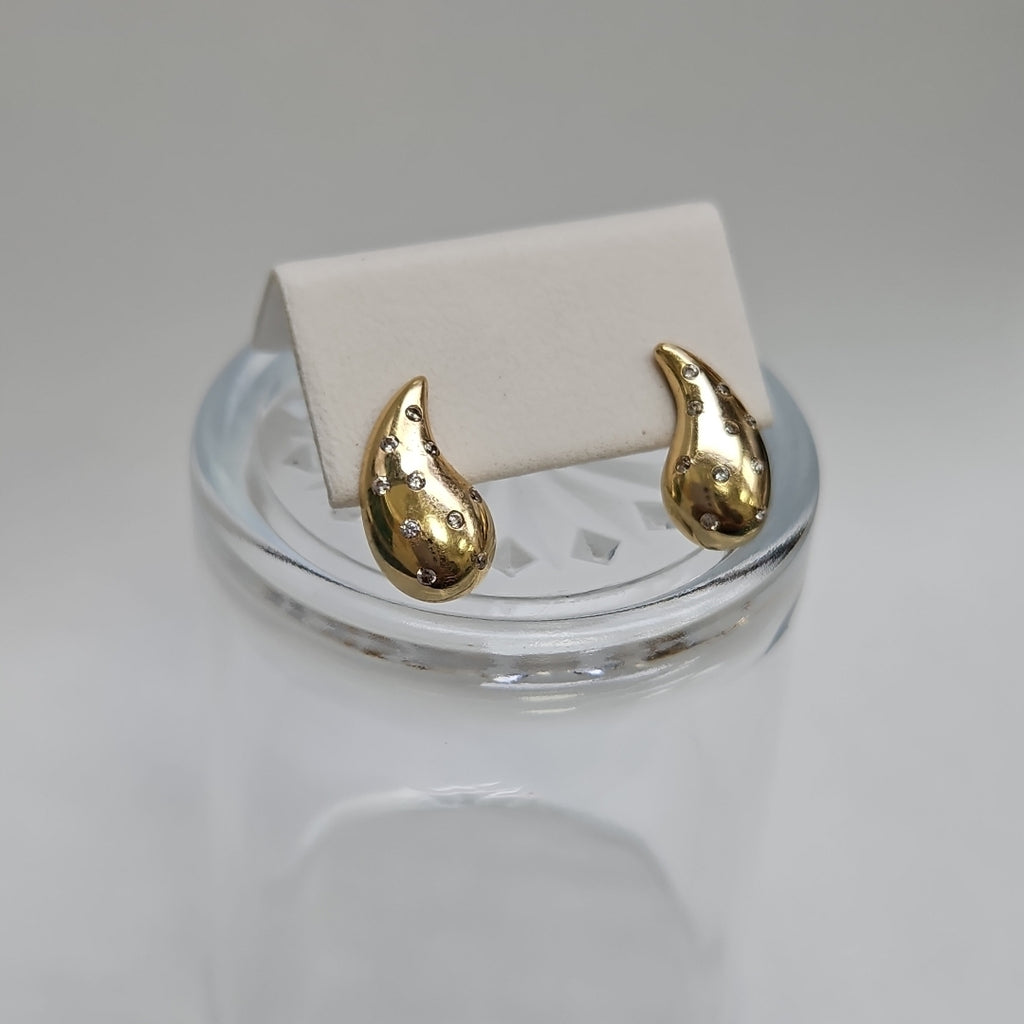 BROQUELES ORO 14K 2.1 (NUEVO)
