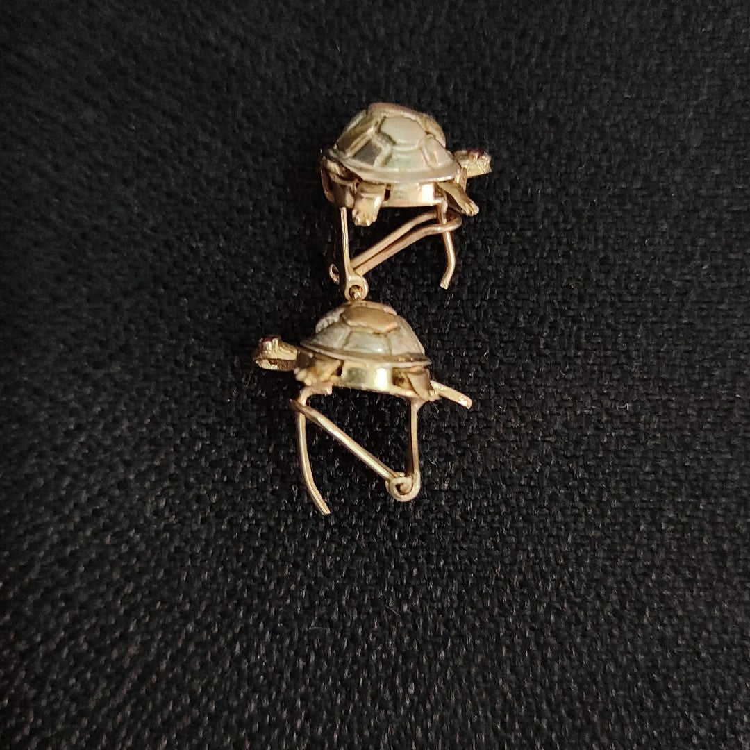 ARETES PAR ORO 10 K 5.8 GRMS (SEMINUEVO)