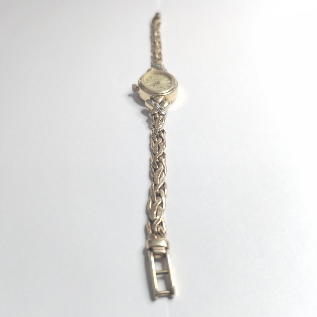 RELOJ CAJA Y PULSO ORO ORO 14 K 18,20 GRMS (SEMINUEVO)