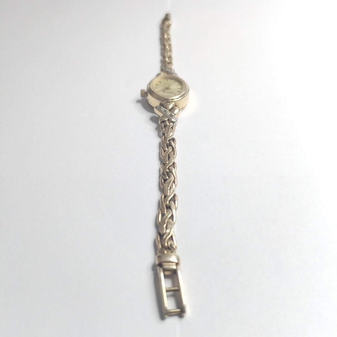 RELOJ CAJA Y PULSO ORO ORO 14 K 18,20 GRMS (SEMINUEVO)