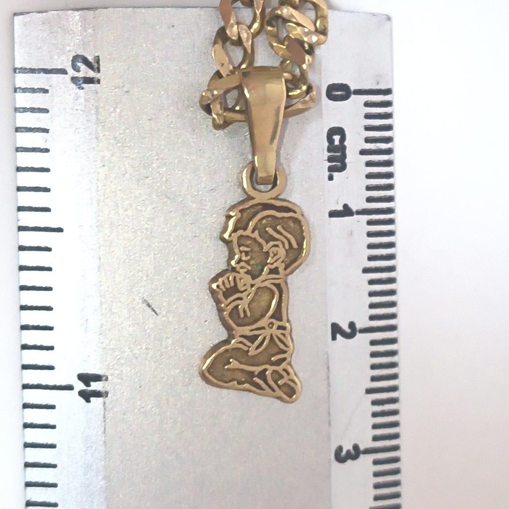 CADENA,DIJE ORO 14 K 12,10 GRMS (SEMINUEVO)