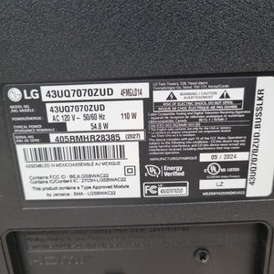 PANTALLA LG 43UQ7070ZUD (2024) 43" LED 4K (SEMINUEVO)