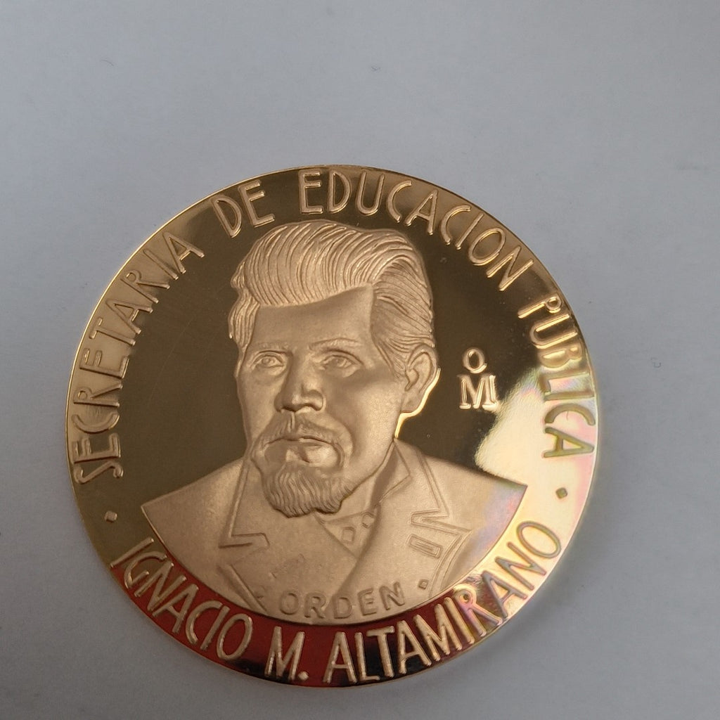 MEDALLA CONMEMORATIVA ORO 21 K 42,00 GRMS (SEMINUEVO)