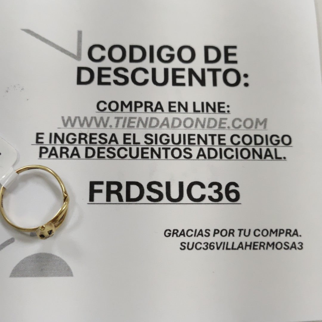 ANILLITO ORO 14 K 2,10 GRMS (SEMINUEVO)