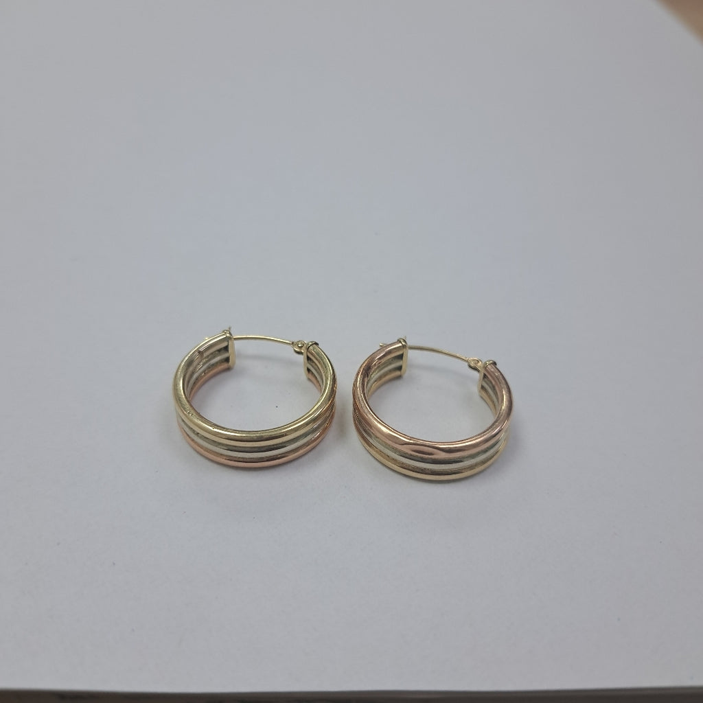 ARRACADAS PAR ORO 14 K 2.6 GRMS (SEMINUEVO)