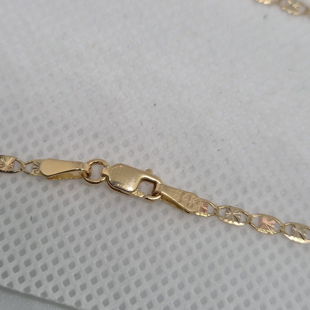 CADENA TEJIDO MARINERO 3.41GR 55 CM (NUEVO)