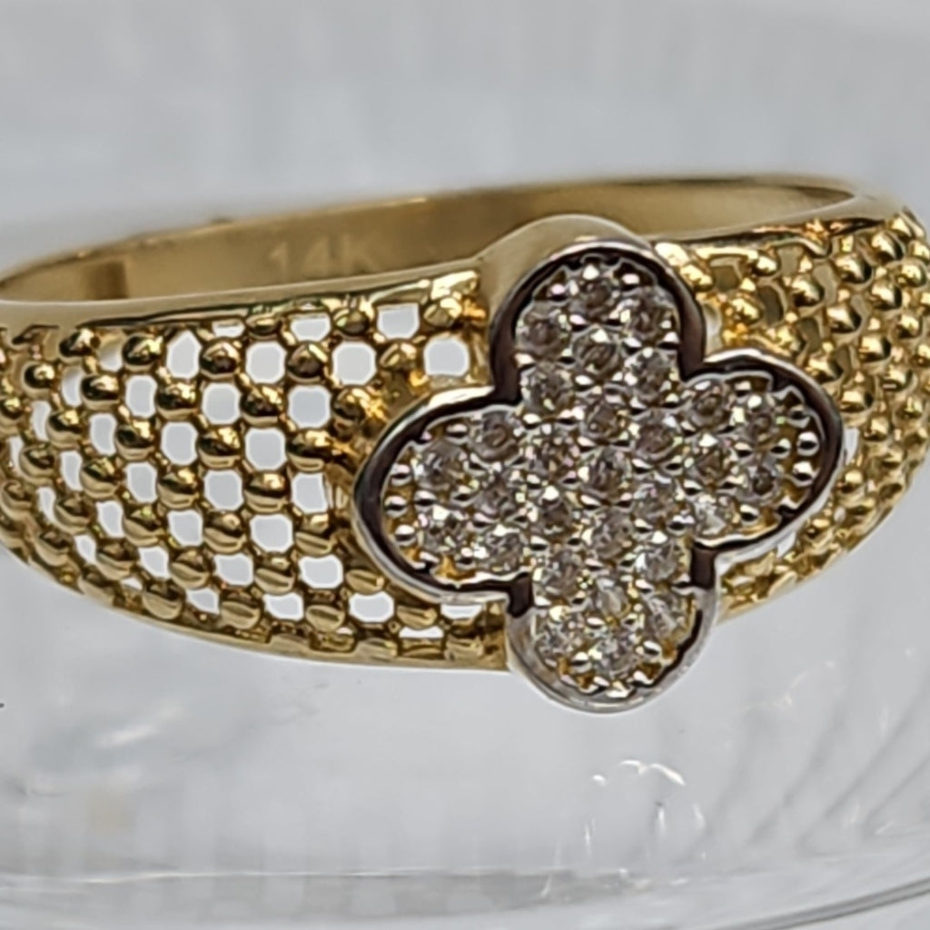 ANILLOS DAMA ORO 14K 2 (NUEVO)
