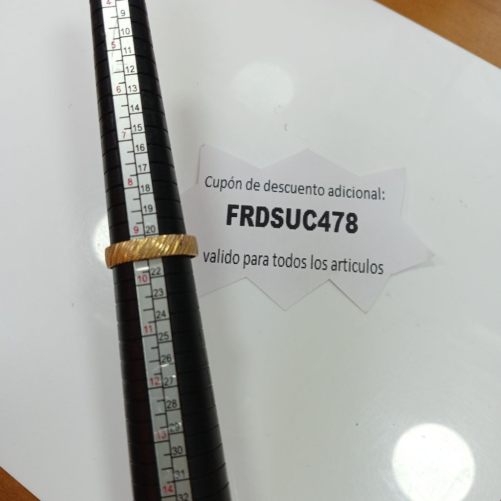 ARGOLLA ORO 10 K 1.4 GRMS (SEMINUEVO)