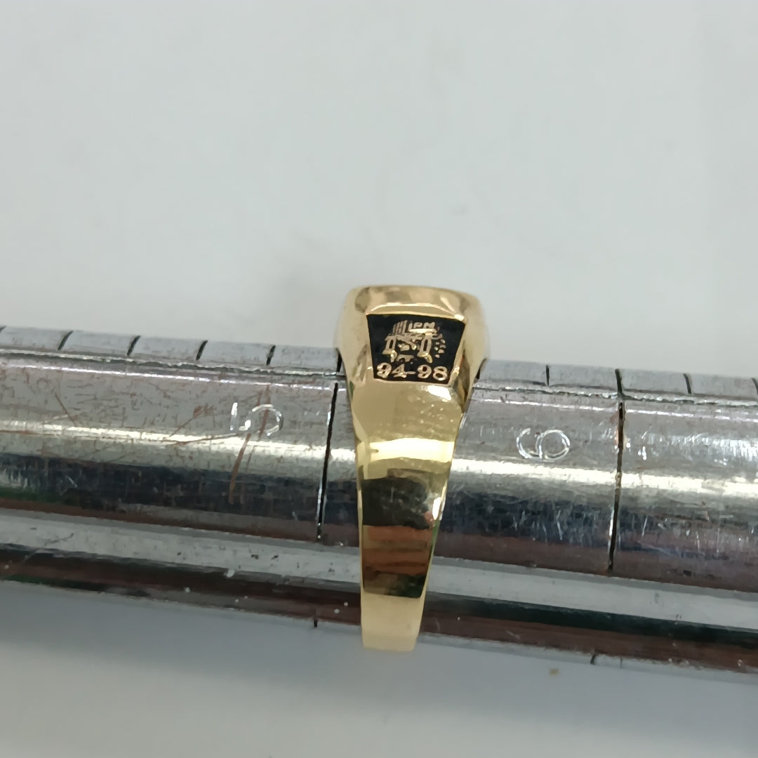 ANILLO DE GRADUACIÓN ORO 14 K 5.5 GRMS (SEMINUEVO)