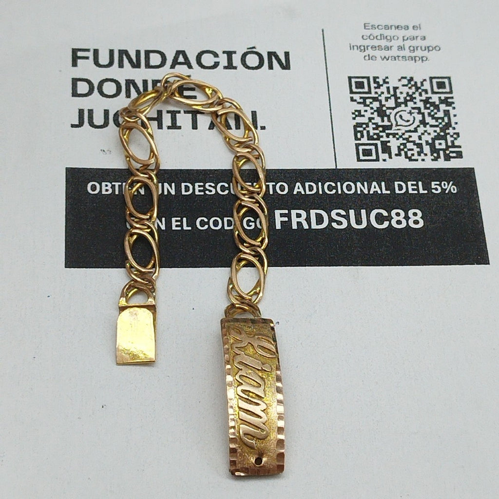 ESCLAVA ORO 10 K 5 GRMS (SEMINUEVO)