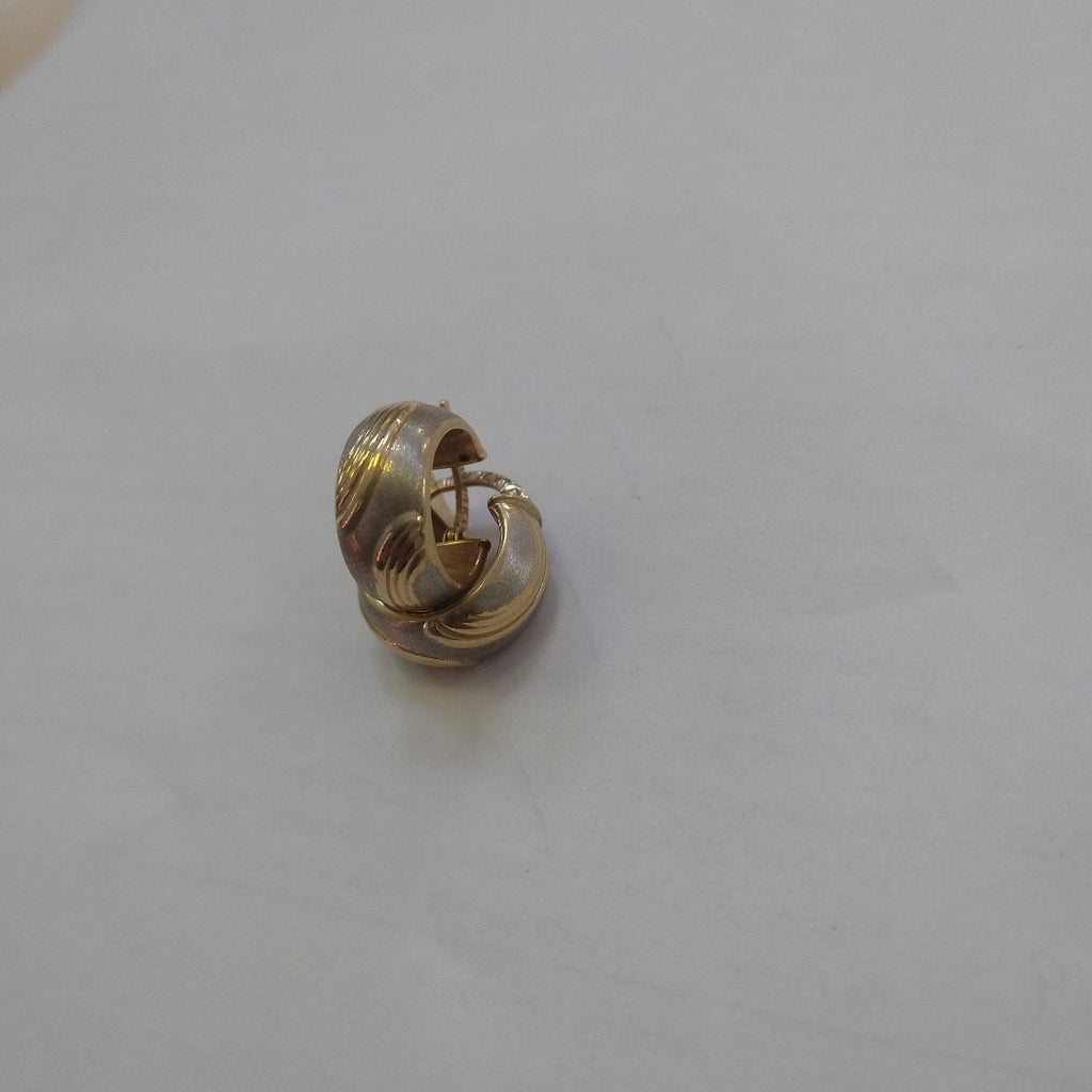 ARRACADAS PAR ORO 14 K 2.3 GRMS (SEMINUEVO)