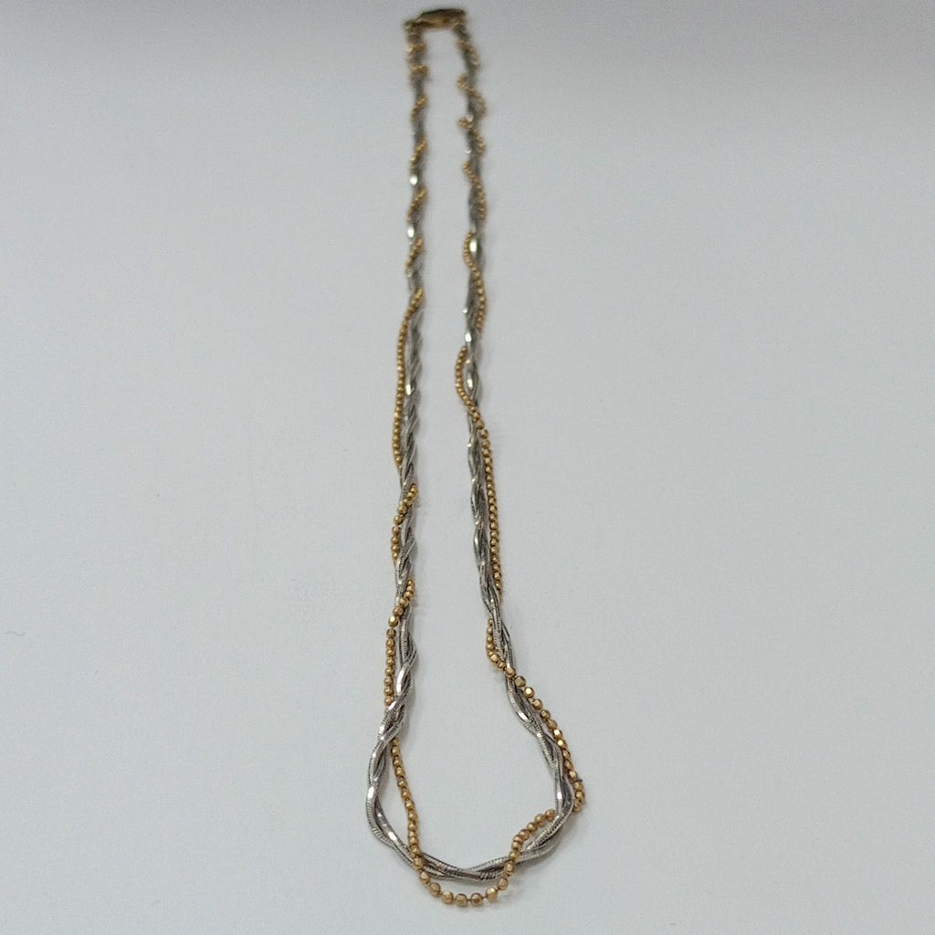 GARGANTILLA ORO, ORO BLANCO 14 K 8.2 GRMS (SEMINUEVO)