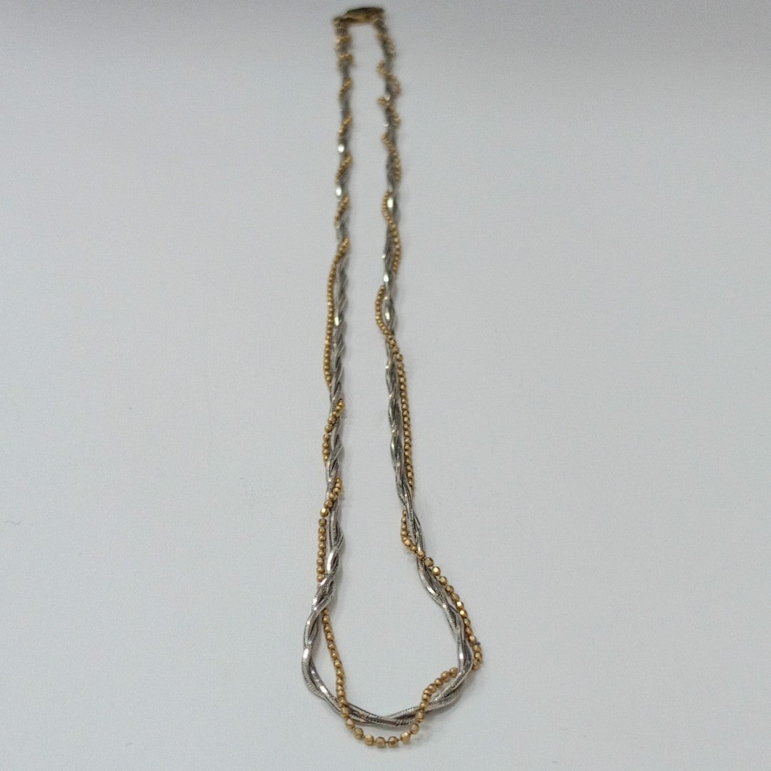 GARGANTILLA ORO, ORO BLANCO 14 K 8.2 GRMS (SEMINUEVO)