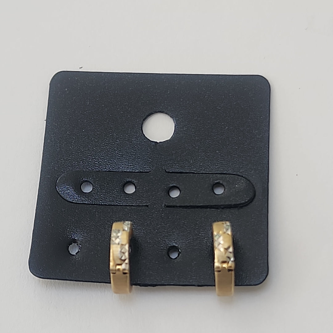 ARRACADAS PAR ORO 14 K 1.2 GRMS (SEMINUEVO)