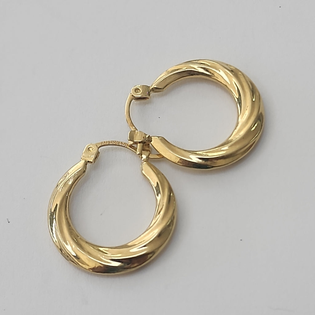 ARRACADAS PAR ORO 14 K 2 GRMS (SEMINUEVO)