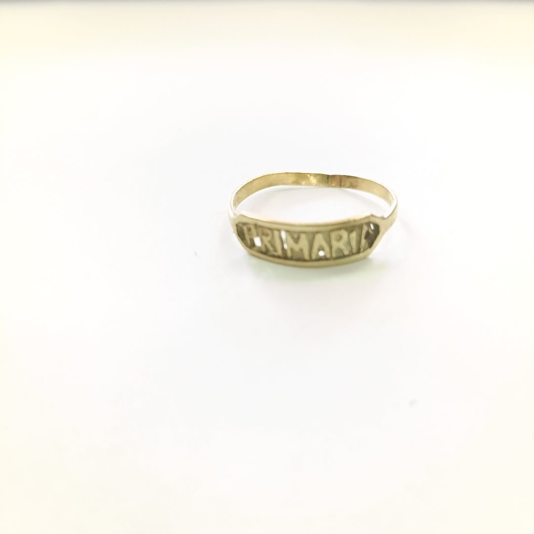 ANILLO DE GRADUACIÓN ORO 8 K 1,00 GRMS (SEMINUEVO)