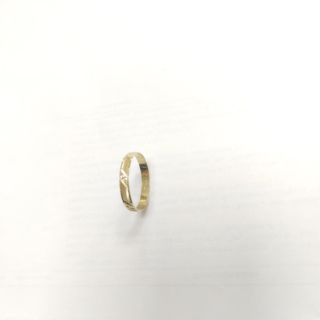 ARGOLLA ORO 10 K 1.2 GRMS (SEMINUEVO)