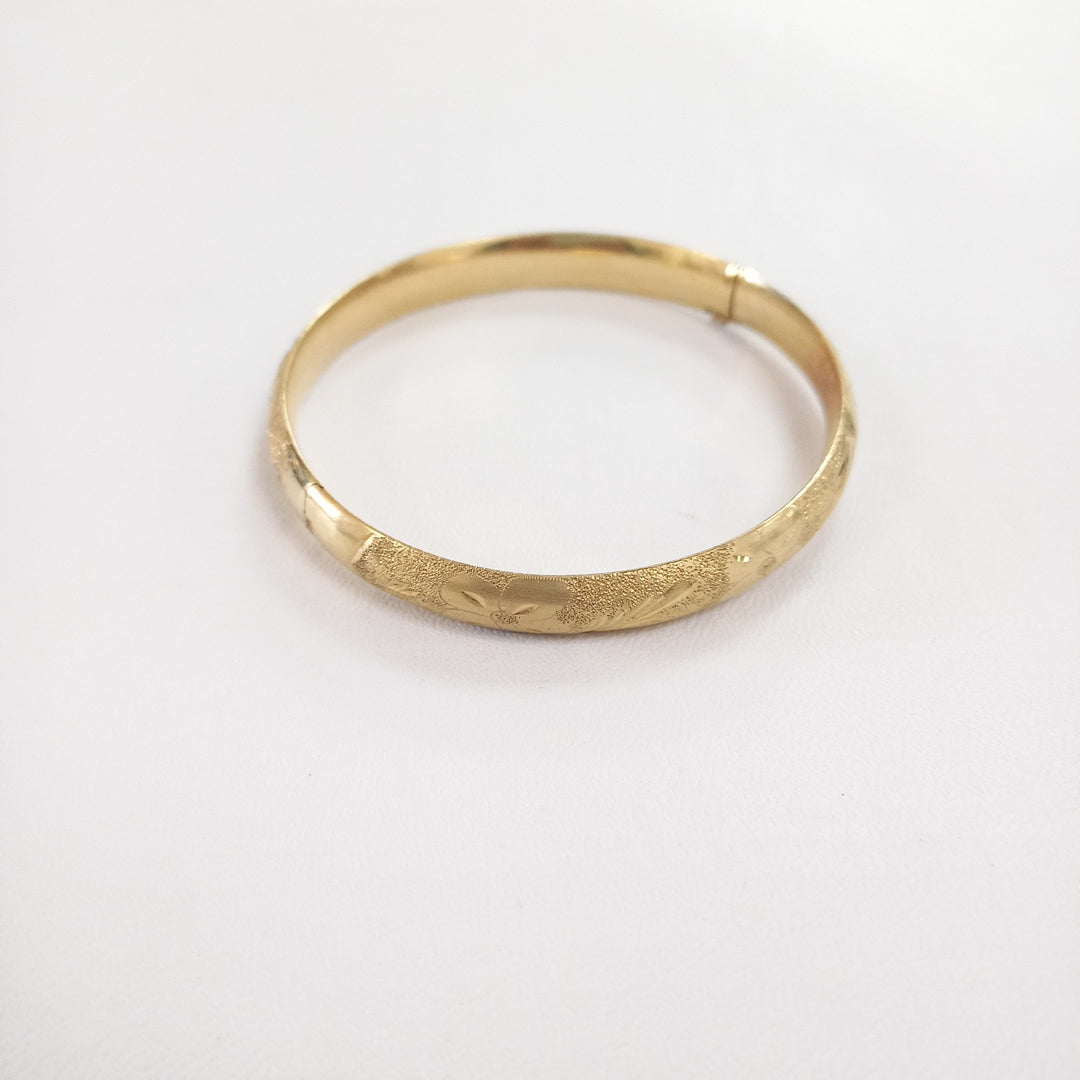 PULSERA RIGIDA ORO 14 K 10.7 GRMS (SEMINUEVO)