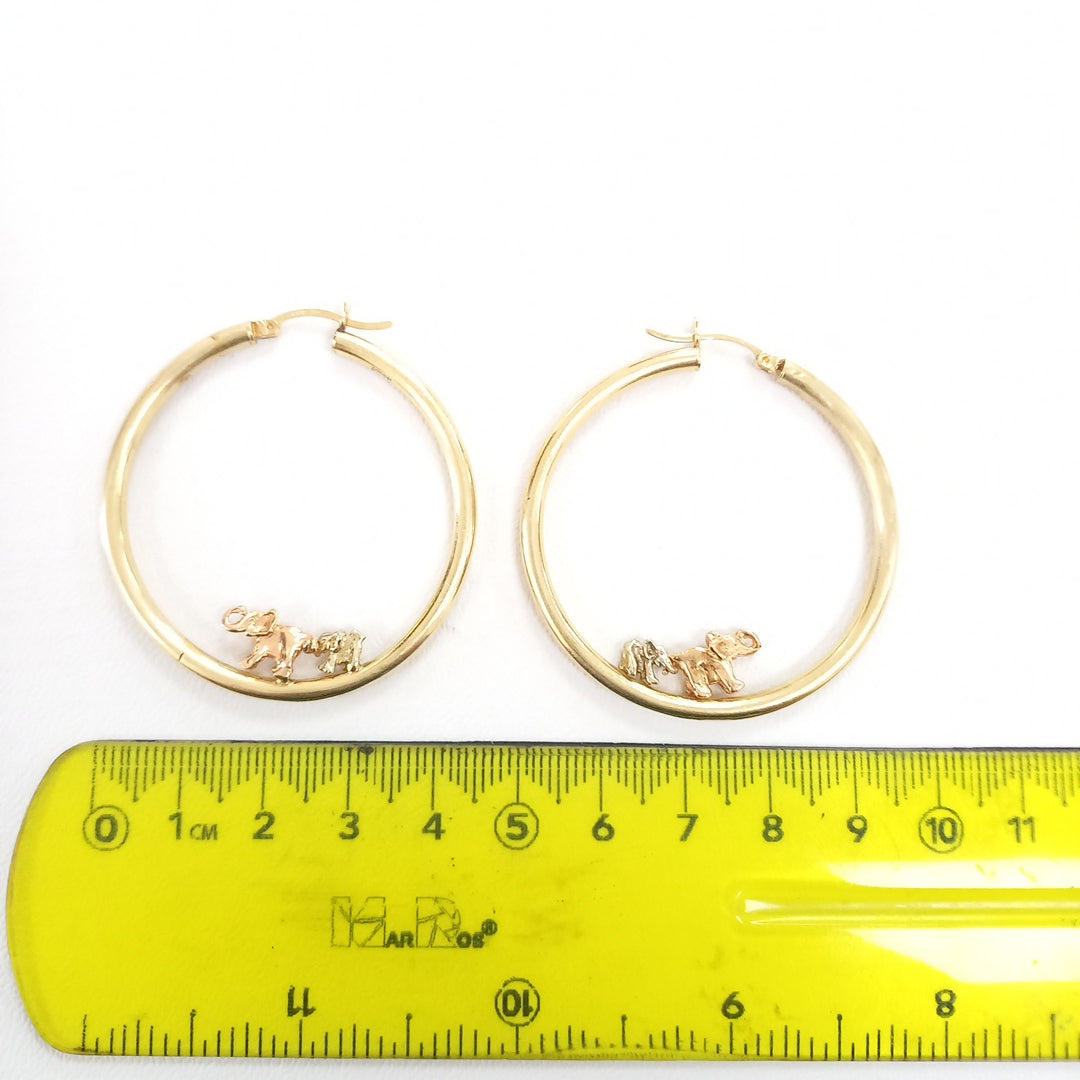 ARRACADAS PAR ORO 14 K 7.3 GRMS (SEMINUEVO)