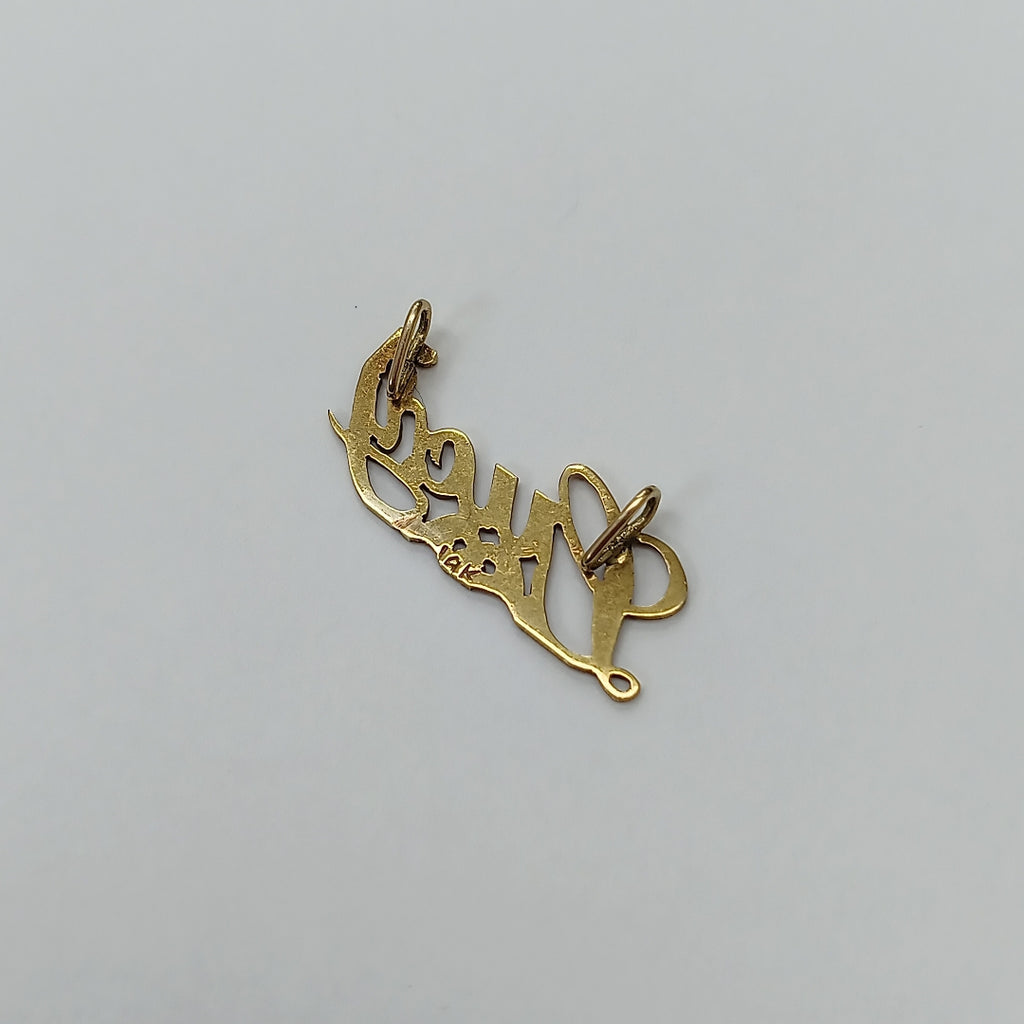 DIJE ORO 14 K 1.7 GRMS (SEMINUEVO)