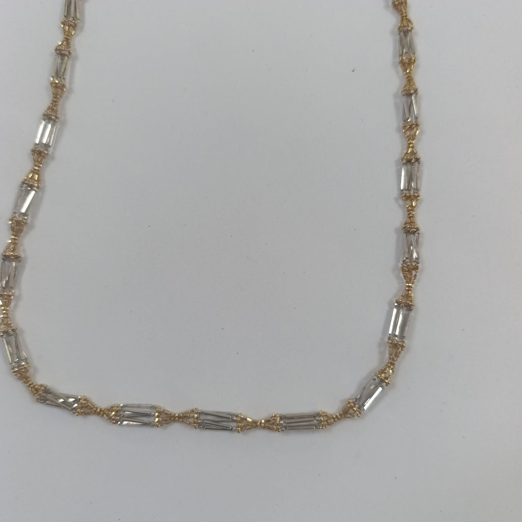 CADENA ORO COMBINADO 14 K 13.9 GRMS (SEMINUEVO)