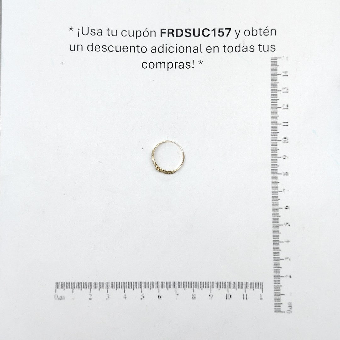 ARGOLLA ORO 10 K 1.6 GRMS (SEMINUEVO)