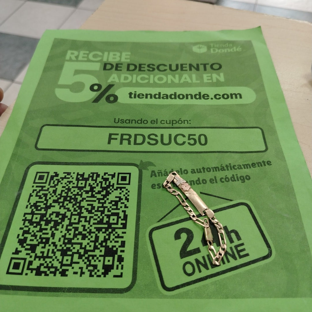 ESCLAVA ORO 14 K 4,60 GRMS (SEMINUEVO)