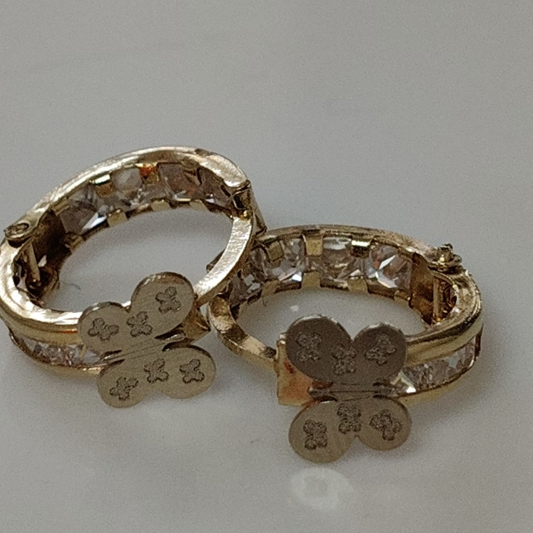 ARRACADAS PAR ORO 14 K 1,70 GRMS (SEMINUEVO)