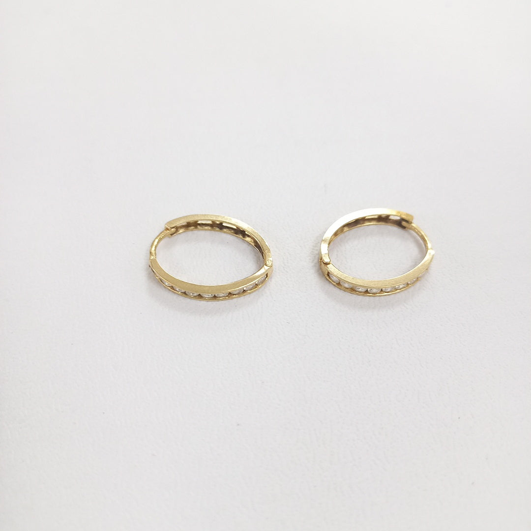 ARRACADAS PAR ORO 14 K 1.9 GRMS (SEMINUEVO)