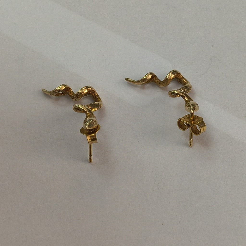 ARETES PAR ORO 14 K 2,00 GRMS (SEMINUEVO)