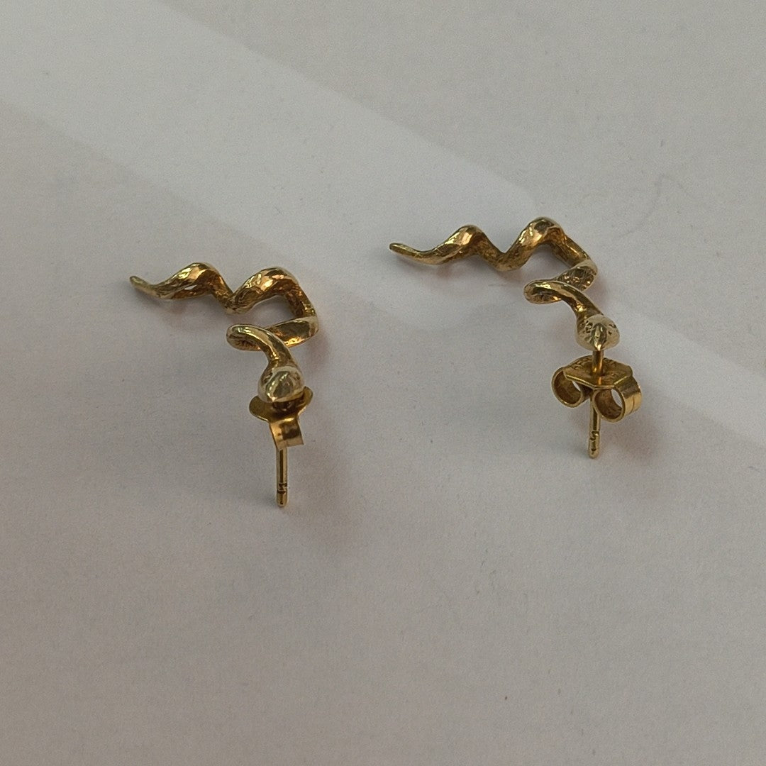 ARETES PAR ORO 14 K 2,00 GRMS (SEMINUEVO)