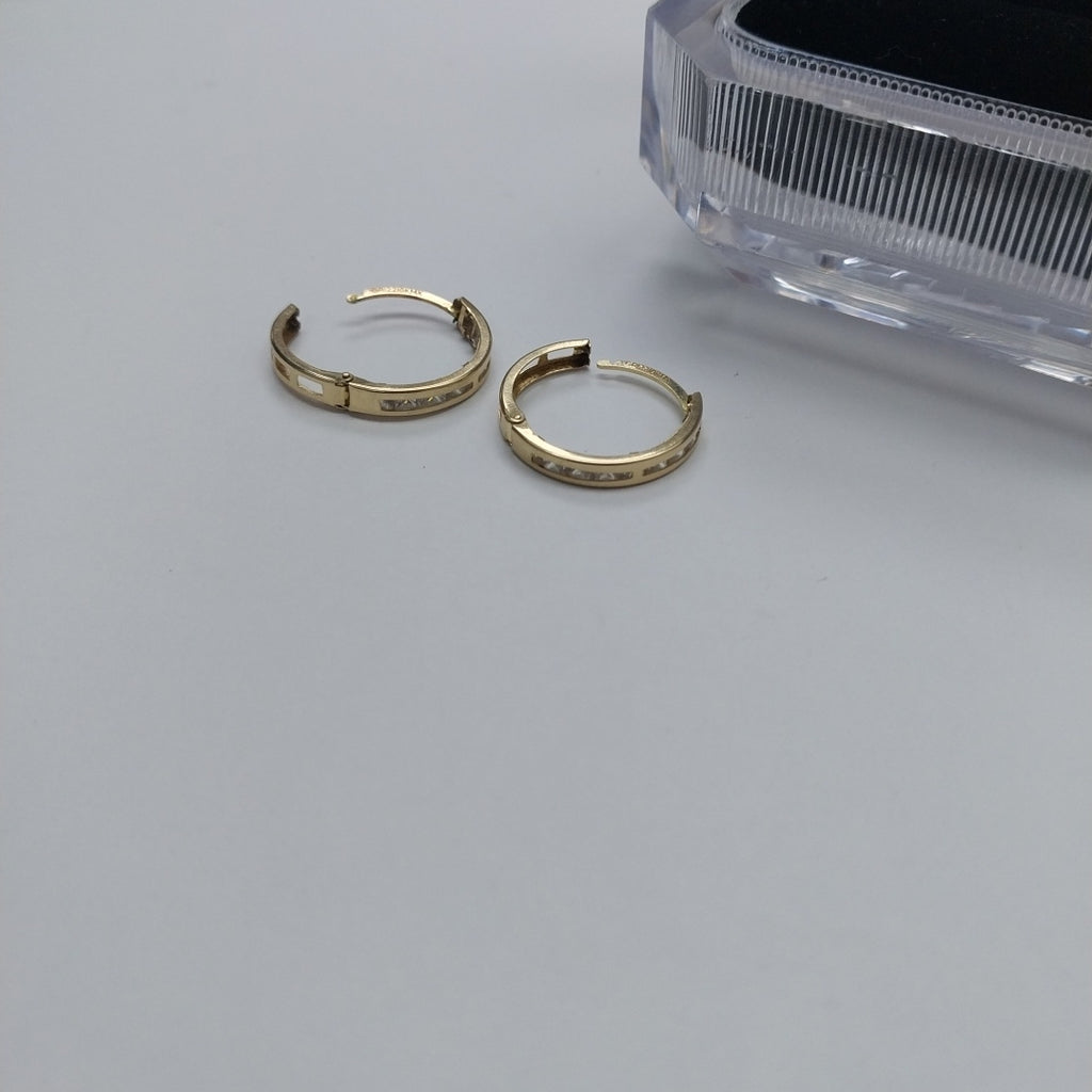 ARRACADAS PAR ORO 10 K 1.7 GRMS (SEMINUEVO)