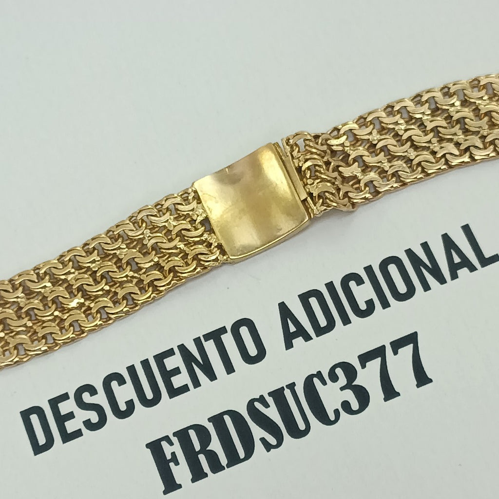 RELOJ CAJA ACERO PULSO ORO ORO 10 K 38.4 GRMS (SEMINUEVO)